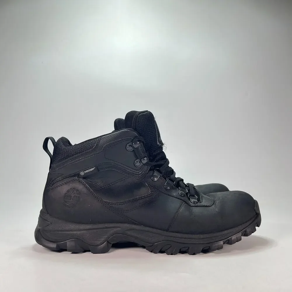 Timberland Mt Maddsen Mid Black Waterproof Hiking Boots TB12731R001 Men’s 10.5
